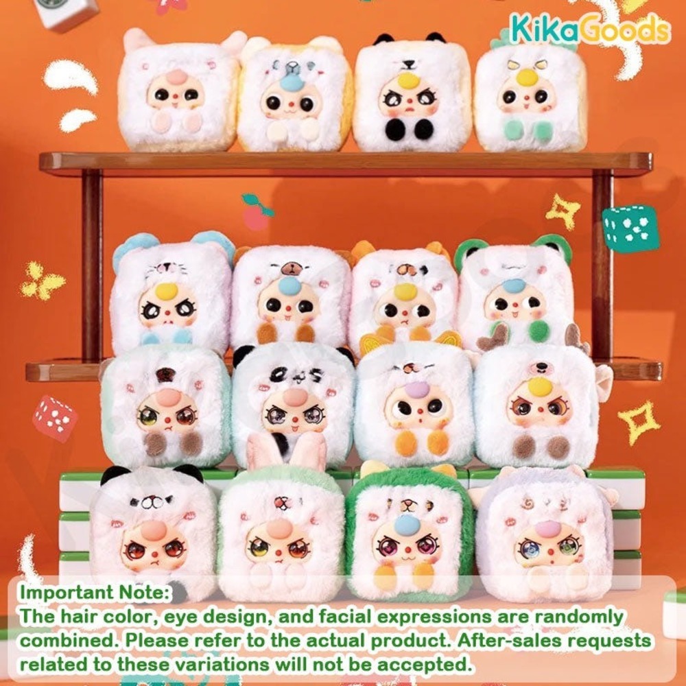 Baby Three Little Mahjong Series Plush Blind Box – Sealed Mystery Collectible - Picture 2 of 16